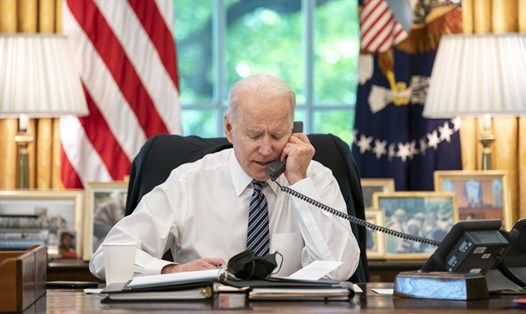 Tổng thống Joe Biden cam kết có hành động dứt khoát nếu Nga leo thang quân sự với Ukraina. Ảnh: Nhà Trắng