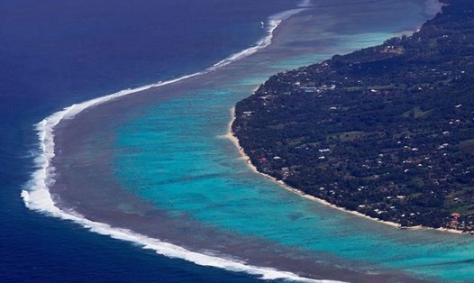 Quốc đảo Cook ở Thái Bình Dương đang phải đối mặt ca mắc COVID-19 cộng đồng đầu tiên từ đầu đại dịch. Ảnh: AFP