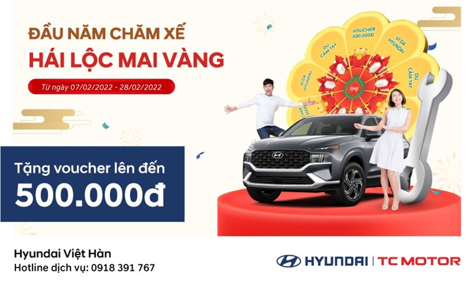 Nhiều ưu đãi khi chăm sóc xe tại xưởng dịch vụ Hyundai Việt Hàn. Nhiều ưu đãi khi chăm sóc xe tại xưởng dịch vụ Hyundai Việt Hàn.