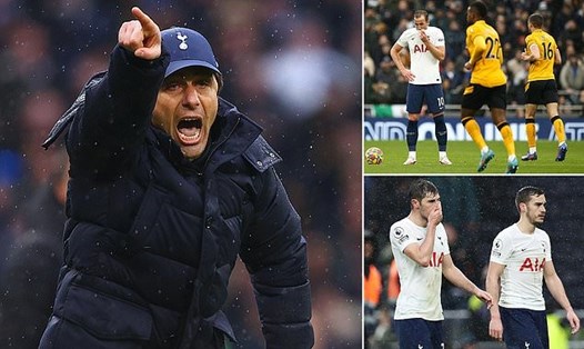 Tottenham đã nhận 3 thất bại liên tiếp tại Premier League. Ảnh: AFP