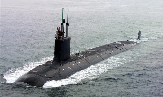 Một chiếc tàu ngầm hạt nhân Mỹ lớp Virginia. Ảnh: Hải quân Mỹ
