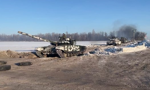 Nga rút vũ khí khỏi Belarus sau tập trận chung. Ảnh: Bộ Quốc phòng Nga
