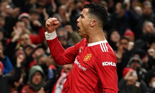 Ronaldo là người chơi hay nhất trong trận thắng Brighton. Ảnh: AFP