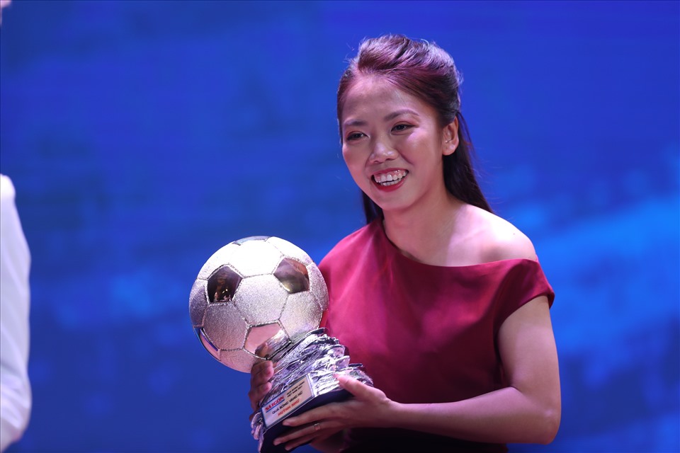 Huỳnh Như là tiền đạo xuất sắc của bóng đá nữ Việt Nam. Ảnh: D.P