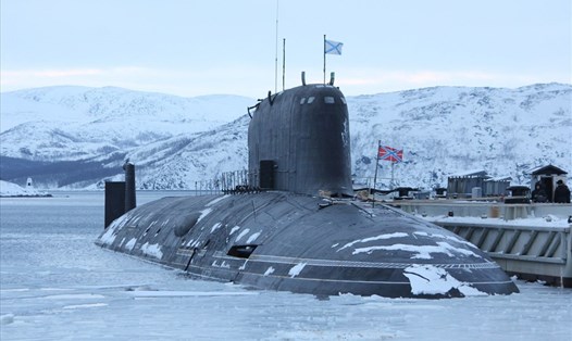 Tàu ngầm Nga K-560 Severodvinsk lớp Yasen. Ảnh: Wiki