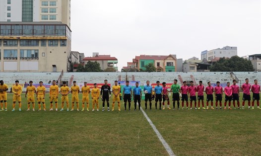 Đội bóng Công an nhân dân đã quyết định chọn sân vận động Ninh Bình là sân nhà kể từ năm 2022. Ảnh: NT