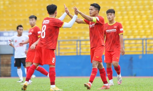 U23 Việt Nam tiếp tục có lợi thế ở giải U23 Đông Nam Á 2022. Ảnh: Thanh Vũ