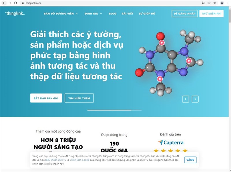 Phần mềm dạy học mầm non hấp dẫn với ThingLink