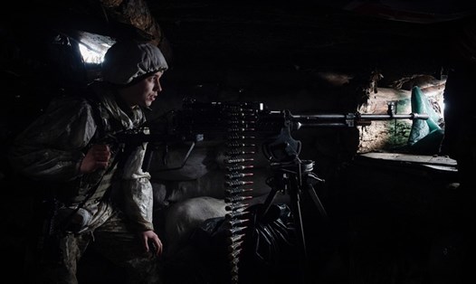 Chiến sự ở Donbass, miền đông Ukraina. Ảnh: Getty