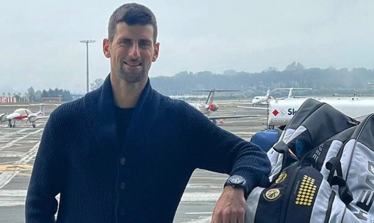 Hình ảnh Novak Djokovic đăng tải trên mạng xã hội khi thông báo anh được cấp giấy miễn trừ y tế để tham dự Australian Open 2022. Ảnh: Instagram