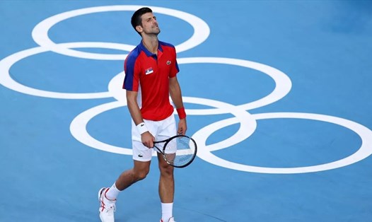 Sau thất bại tại Olympic Tokyo, Novak Djokovic đặt mục tiêu giành huy chương vàng tại Olympic Paris 2024. Ảnh: Eurosport