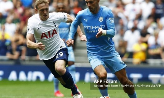 Man City sẵn sàng đấu Tottenham. Ảnh: AFP