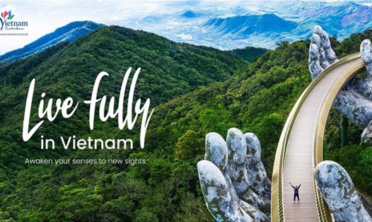 Chương trình “Live fully in Vietnam” nằm trong chiến dịch quảng bá hình ảnh Việt Nam của Tổng cục Du lịch. Ảnh: TCDL