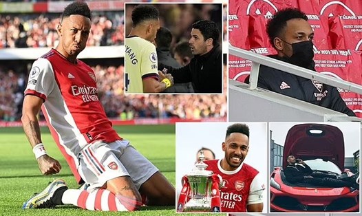 Aubameyang đã có nhiều kỉ niệm vui buồn cùng Arsenal. Ảnh: AFP