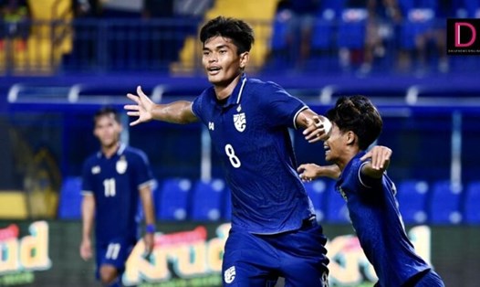 Tiền đạo Teerasak Poeiphimai tự tin sẽ ghi bàn vào lưới U23 Việt Nam để giúp U23 Thái Lan đi tiếp. Ảnh: FAT