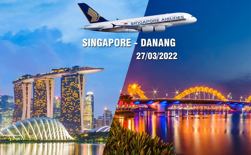 Hàng hàng không Quốc tế Singapore mở lại đường bay thương mại Đà Nẵng