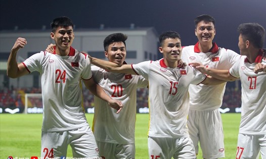 U23 Việt Nam gần như chắc chắn sẽ góp mặt ở bán kết U23 Đông Nam Á 2022. Ảnh: TV