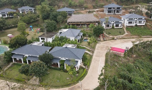 Dự án Ohara Villas & Resort tại TP.Hòa Bình quy mô hơn 10ha.  Ảnh: C.Nguyên