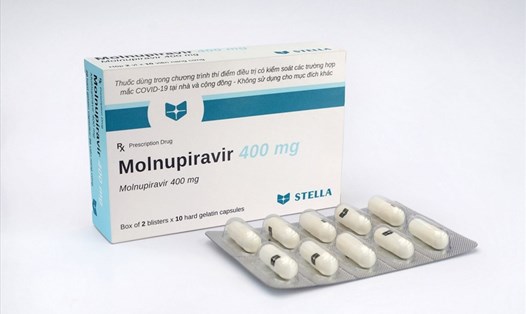 Thuốc điều trị COVID-19 Molnupiravir sản xuất tại Việt Nam sắp được chính thức bán ra thị trường. Ảnh: TL.