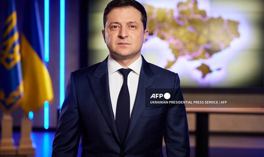 Tổng thống Ukraina Volodymyr Zelensky. Ảnh: AFP