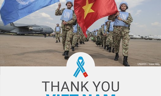 Liên Hợp Quốc cảm ơn đóng góp của Việt Nam cho hoạt động gìn giữ hòa bình. Ảnh: UN