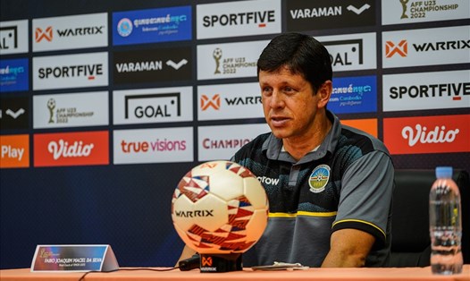 Huấn luyện viên Fabio Marciel đặt mục tiêu vô địch U23 Đông Nam Á 2022. Ảnh: AFF