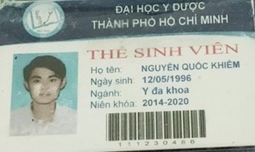 Thẻ sinh viên giả mạo của Nguyễn Quốc Khiêm.