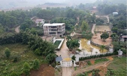 "Dự án ma" Beverly Hill 2 tại xã Cư Yên, huyện Lương Sơn, Hòa Bình đang có dấu hiệu rục rịch triển khai. Ảnh: C.N