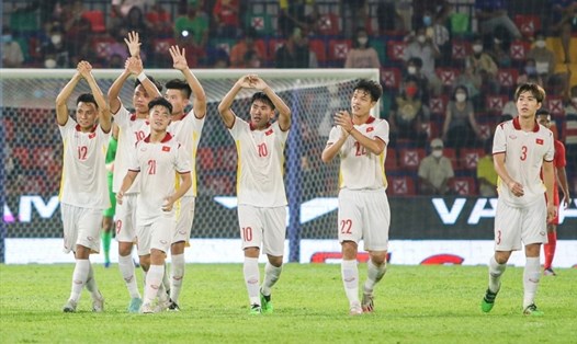 U23 Việt Nam chạm trán với U23 Timor Leste tại bán kết U23 Đông Nam Á 2022. Ảnh: VFF