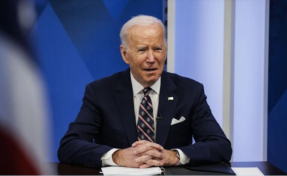 Tổng thống Mỹ Joe Biden. Ảnh chụp màn hình
