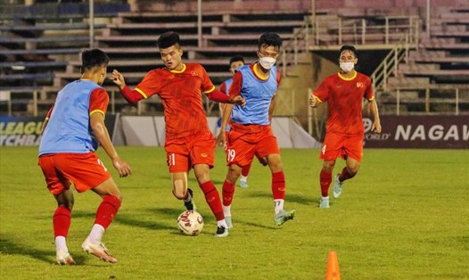 COVID-19 tiếp tục bủa vây, U23 Việt Nam vẫn tạm đủ đội hình ra sân cho trận bán kết. Ảnh: VFF