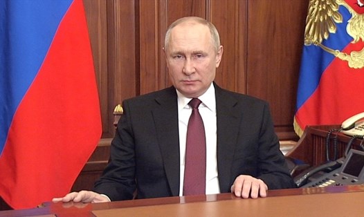 Tổng thống Nga Vladimir Putin sẽ quyết định thời điểm kết thúc chiến dịch quân sự ở Ukraina. Ảnh: Kremlin