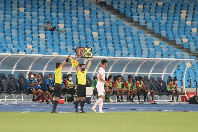 U23 Việt Nam dùng 2 thủ môn trên sân để đấu U23 Timor Leste