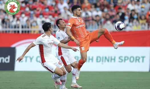 Câu lạc bộ Bình Định chạm trán Viettel tại vòng 1 V.League 2022. Ảnh: Topenland Bình Định