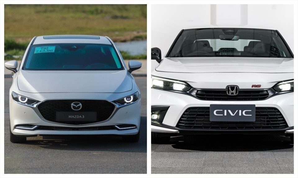 Xe Nhật cùng phân khúc, chọn Honda Civic hay Mazda 3?