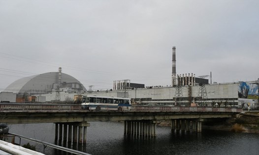 Nga kiểm soát nhà máy điện hạt nhân Chernobyl của Ukraina ngày 24.2. Ảnh: AFP