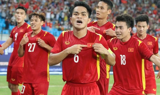 Dụng Quang Nho là một trong những cầu thủ U23 Việt Nam được huấn luyện viên Đinh Thế Nam tiến cử cho thầy Park. Ảnh: VFF