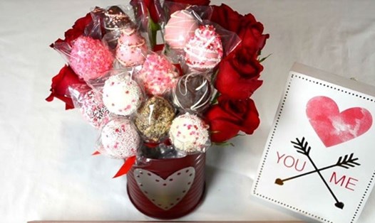 Hoa dâu socola là món quà tuyệt vời cho ngày 8.3. Ảnh chụp màn hình