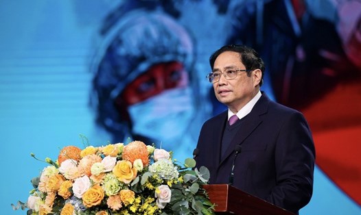 Thủ tướng Chính phủ Phạm Minh Chính phát biểu tại chương trình. Ảnh: Nhật Bắc