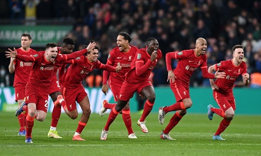 Liverpool khẳng định vị thế của đội giàu truyền thống nhất tại Cúp Liên đoàn Anh, với 9 chức vô địch. Ảnh: Goal