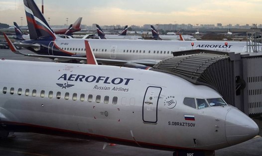Hãng hàng không Aeroflot của Nga hủy tất cả các chuyến bay đến Châu Âu. Ảnh: TASS
