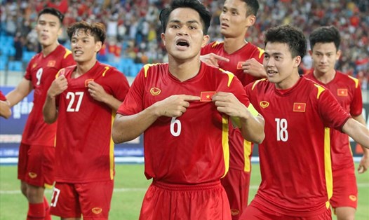 U23 Việt Nam vô địch thuyết phục tại giải U23 Đông Nam Á nhưng lại có ít cầu thủ hơn U23 Thái Lan ở danh sách đội hình tiêu biểu. Ảnh: VFF
