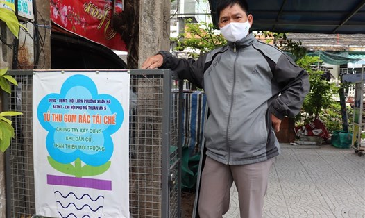Đề án phân loại rác thải tại nguồn năm 2021 của phường Xuân Hà (Thanh Khê, TP.Đà Nẵng) thu về số tiền gần 10 triệu đồng mỗi năm. Ảnh: Nguyễn Linh