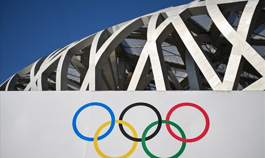 Sân vận động "Tổ chim" là nơi tổ chức lễ khai mạc Olympic Bắc Kinh 2022. Ảnh: AFP