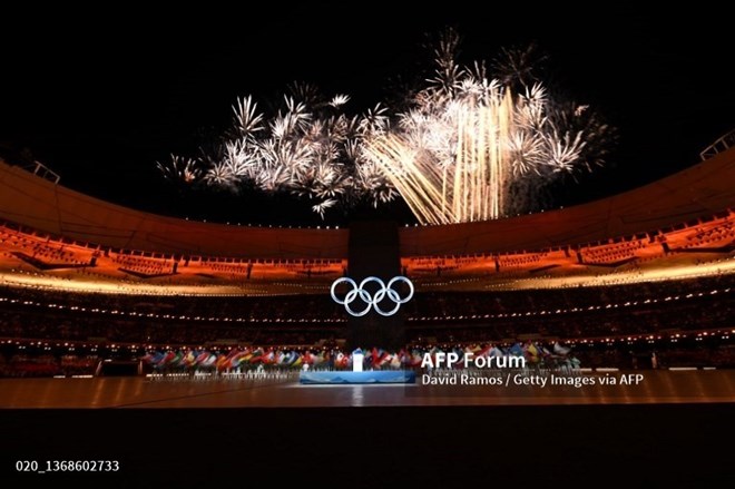 Khung cảnh ngoạn mục khép lại lễ khai mạc Olympic Bắc Kinh 2022