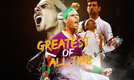 Roger Federer, Rafael Nadal, Novak Djokovic đua tranh đến vị thế của tay vợt vĩ đại nhất mọi thời đại. Ảnh: Insidesport
