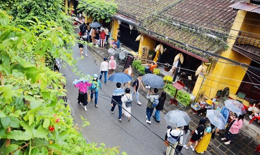 Khạc du lịch đến Hội An tăng đột biến trong dịp Tết Nhâm Dần. Ảnh: Quốc Tuấn