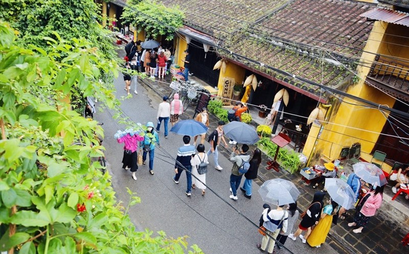 Khạc du lịch đến Hội An tăng đột biến trong dịp Tết Nhâm Dần. Ảnh: Quốc Tuấn