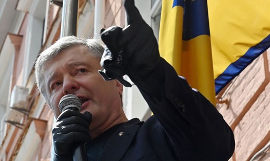 Cựu Tổng thống Ukraina Petro Poroshenko. Ảnh: AFP