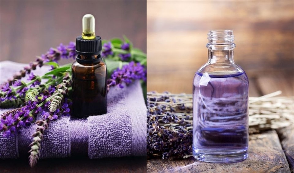 Tinh dầu hoa oải hương có thể khắc phục tình trạng tóc khô. Đồ họa: Thanh Ngọc